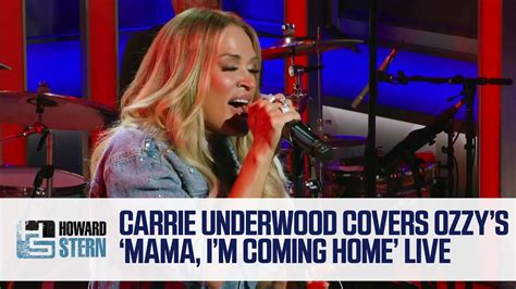 Carrie Underwood Covers Ozzy Osbournes Mama Im Coming Home YouTube