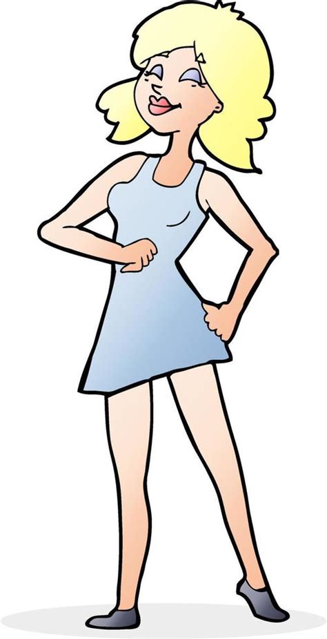 Cartoon Proud Woman 12287740 Vector Art At Vecteezy