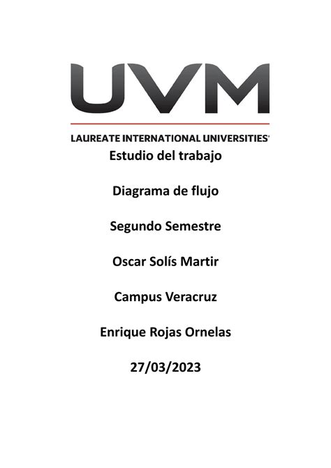 Diagrama De Flujo ERO Espero Les Sirva Estudio Del Trabajo Diagrama