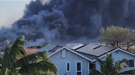 Wildfire On Maui Kills At Least Damages Over Structures As It