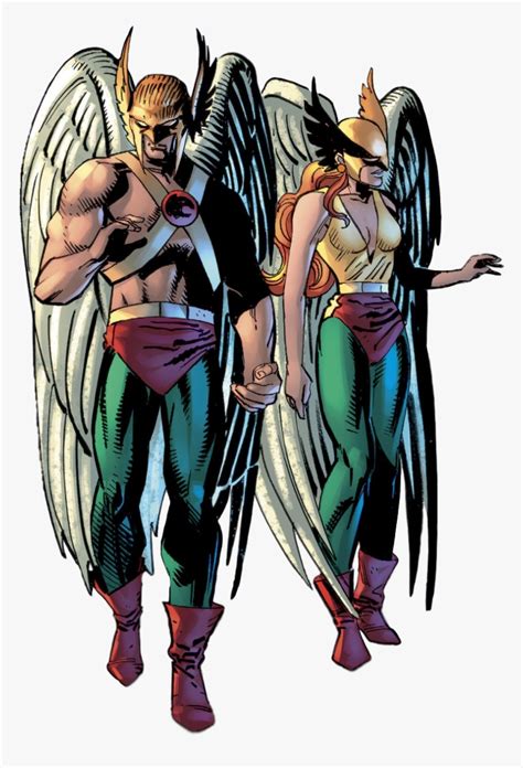 Hawkgirl And Hawkman Png, Transparent Png - kindpng