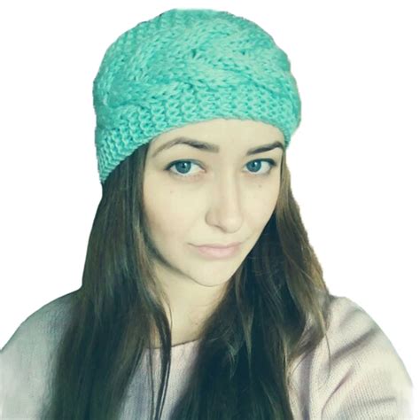 Knitted Turban Headbands For Women Winter Warm Crochet Headband Head