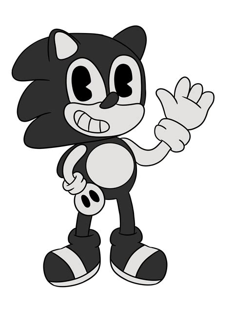 Sonic in the old cartoon style : r/SonicTheHedgehog