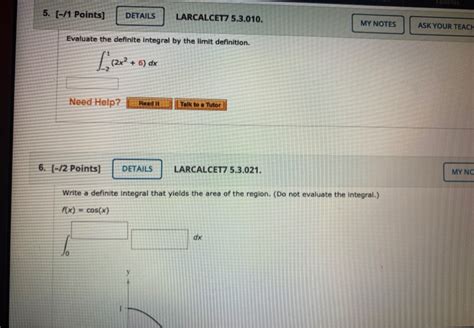 Solved Points Details Larcalcet My Notes Chegg