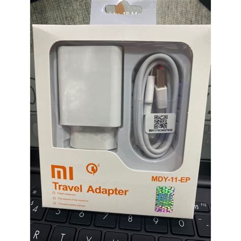 Jual TRAVEL CHARGER XIAOMI 22 5WATT USB TO TYPE C MODEL MDY 11 EP FAST