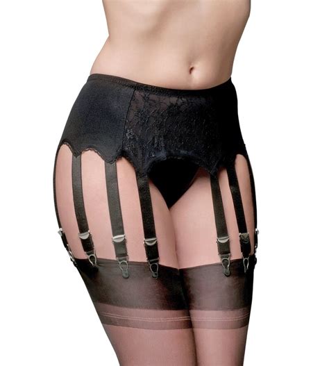 Premier Lingerie 12 Strap Suspender Garter Belt With A Lace Etsy UK