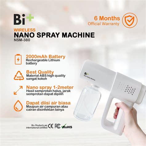 Jual Bi NSM380 Nano Spray Gun Alat Semprot Desinfektan Elektrik