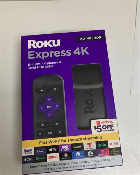 Roku Express 4K Streaming Player 4K HD HDR With Smooth Wi Fi Premium