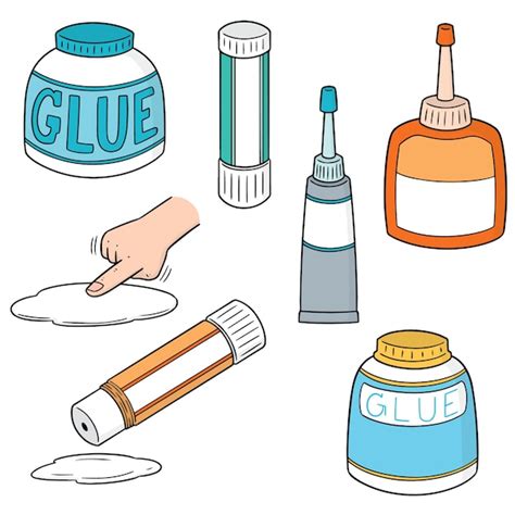 Premium Vector Set Of Glue