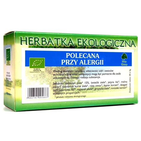 Herbatka Polecana Przy Alergii Fix Bio G Dary Natury Angherpa