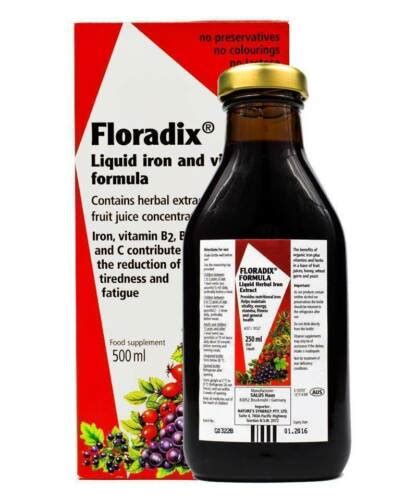 Floradix Liquid Iron And Vitamin Formula Ml Ebay