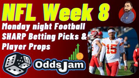 Mnf Week 8 Player Prop Bets Youtube