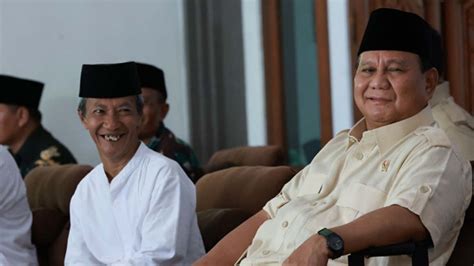 Prabowo Subianto Terharu Dapat Dukungan Dari Sejumlah Kyai