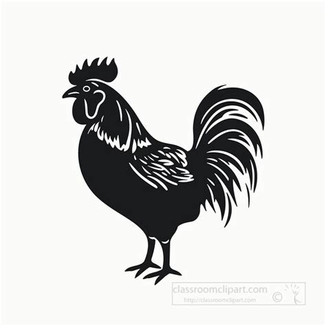 Chicken Silhouette Clip Art