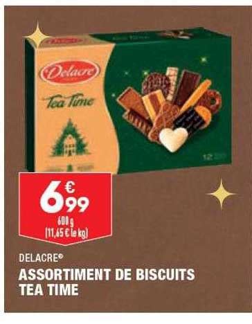 Promo Delacre Assortiment De Biscuits Tea Time Chez Aldi Icatalogue Fr