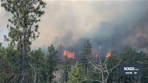 All Of Medical Lake Remains Under GO NOW Evacuations Due To Devastating