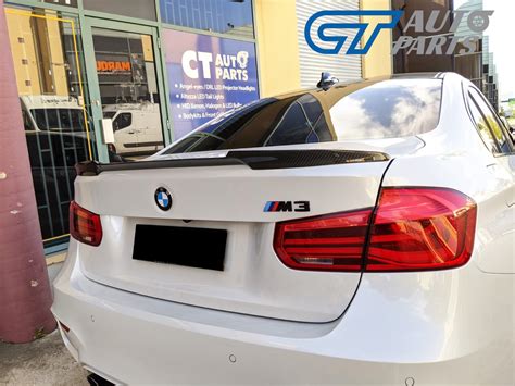 M M Performance Style Carbon Fibre Trunk Spoiler For Bmw