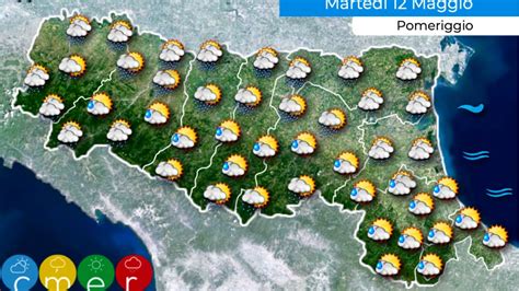 Meteo Previsioni per martedì 12 maggio