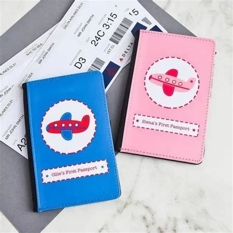 Blue Printed Kids Passport Cover, Packaging Type: Packet at ₹ 250/piece ...