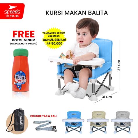 Jual Speeds Kursi Makan Lipat Bayi Baby Chair Kursi Balita Portabel