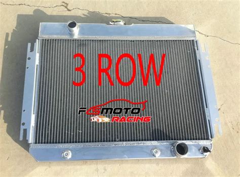 3 Row Aluminum Alloy Radiator For Chevy Chevelle El Camino 1963 1968