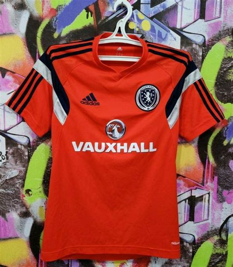 Scotland National Football Team Soccer Jersey Shirt Training Top Adidas ...