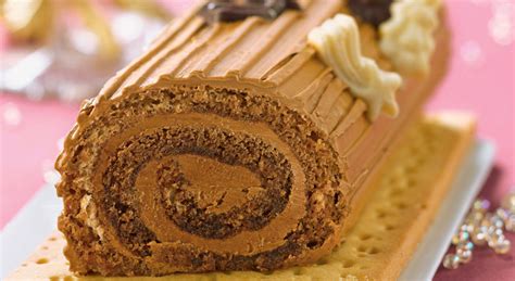 Recette de bûche au café pour Noël Gourmand