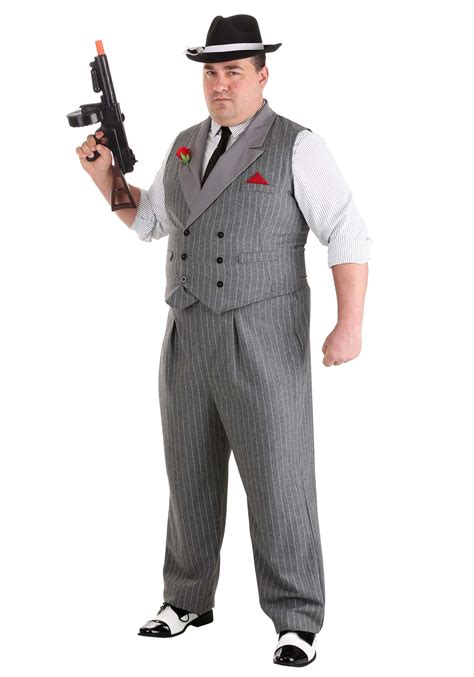 Plus Size Men S Ruthless Gangster Costume