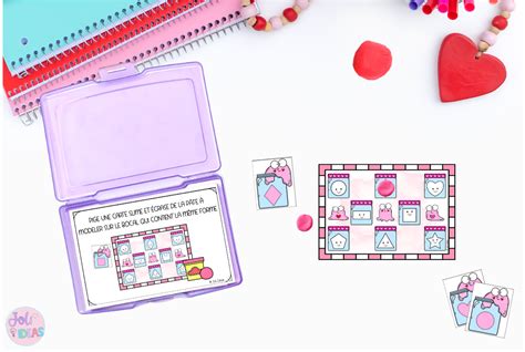 Ateliers Maternelle Saint Valentin Task Cards