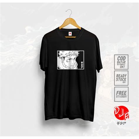 Jual Kaos Itadori Yuji Sukuna Jujutsu Kaisen Baju Jepang Anime Manga