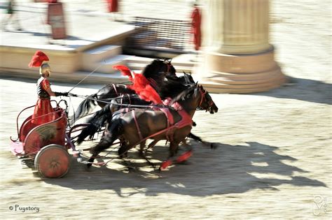 La Vraie Vie Des Romains Les Courses De Chars Puy Du Fou Puystory