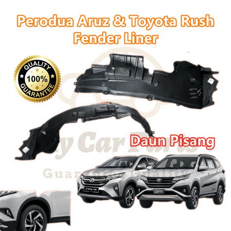 Perodua Aruz Toyota Rush Fender Liner Fender Protector Daun