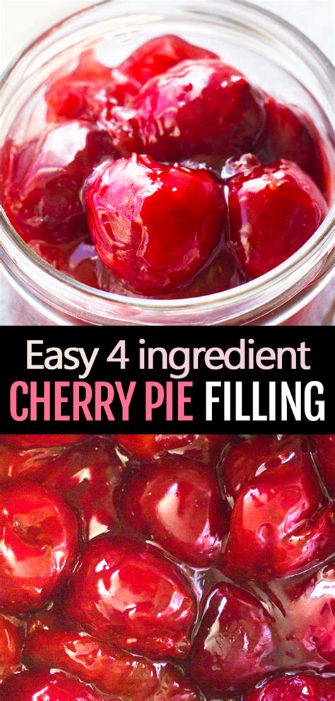 Homemade Cherry Pie Filling Recipe Chocolate Covered Katie