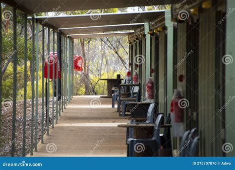 mining camp accommodation stock photo image  australia
