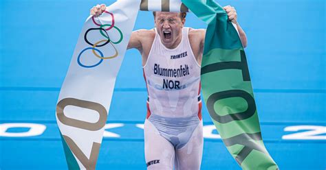 Olympic Champion Kristian Blummenfelt Triumphant In Tokyo • World