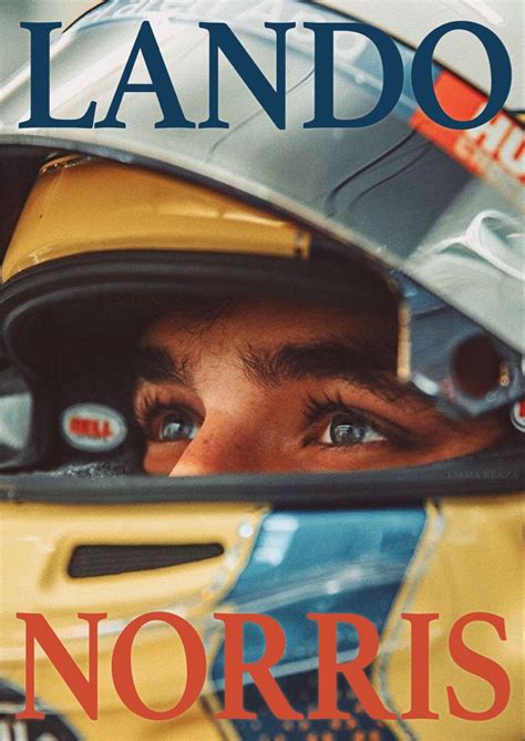 Lando Norris Mclaren F Poster In Formula F Poster Norris