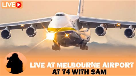 Live Plane Spotting At Melbourne Airport Australia Youtube