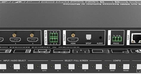 Bzbgear X K Hdmi Seamless Switcher Scaler Bg Umv Ha B H