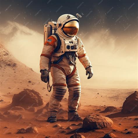 Premium AI Image | an astronaut in an astronaut suit with a space suit on.