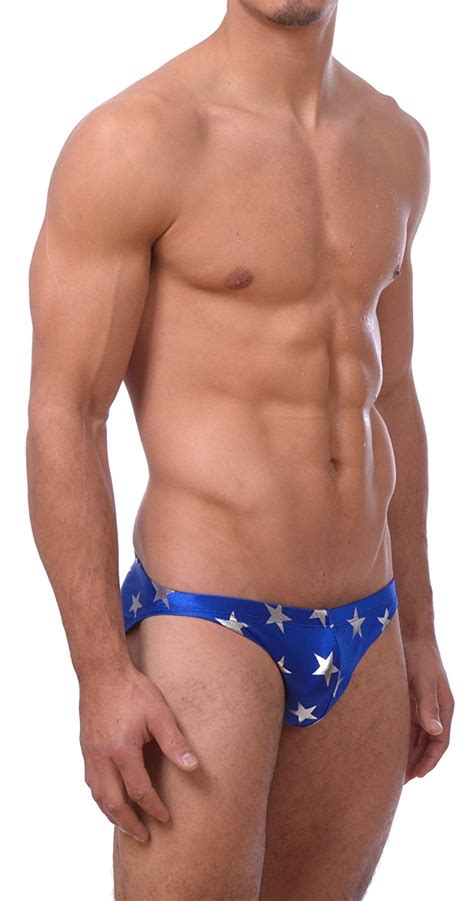 Men S Usa Greek Bikini Fredom Swimsuit With Contour Pouch By Gary