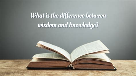 Wisdom Versus Knowledge | Devotional | Bible Study Media