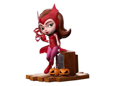 Iron Studios Wandavision Mini Co Pvc Figura Wanda Halloween Version