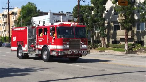 Lafd Engine Responding Youtube