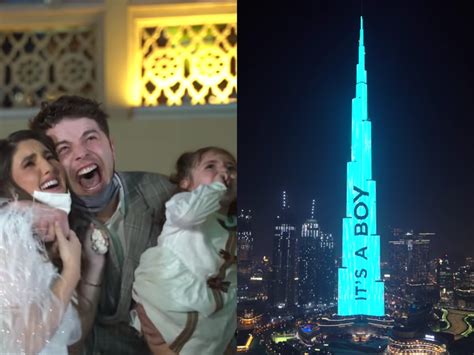 An Influencer Couple Did A Gender Reveal Event On Dubais Burj Khalifa