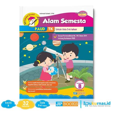 Jual Buku PAUD TK Tematik K13 Kelompok B Tema Alam Semesta Di Lapak