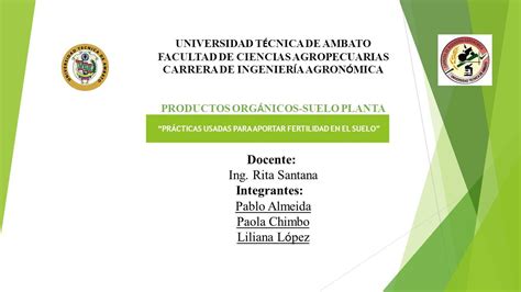 PRÁCTICAS USADAS PARA APORTAR FERTILIDAD EN EL SUELO UNIVERSIDAD T É