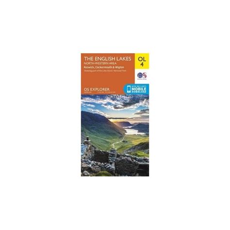 Ordnance Survey Explorer Map OL4 The Lake District North Western Area