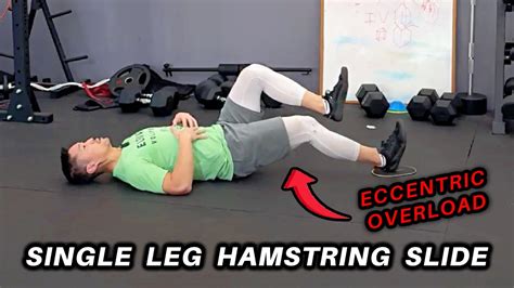 Hamstring Slide With Single Leg Eccentric Overload Increase Vertical