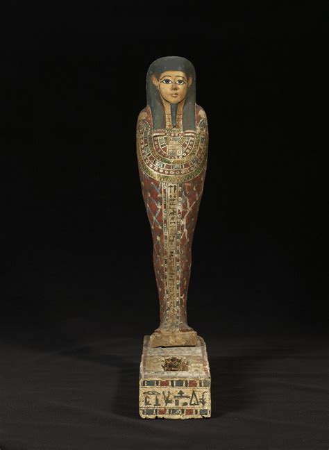 Statue De Ptah Sokar Osiris Figurine D Oiseau Akhem Louvre Collections