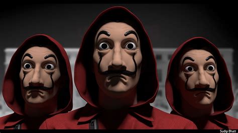 Money Heist Mask Wallpapers 4k Hd Money Heist Mask Backgrounds On